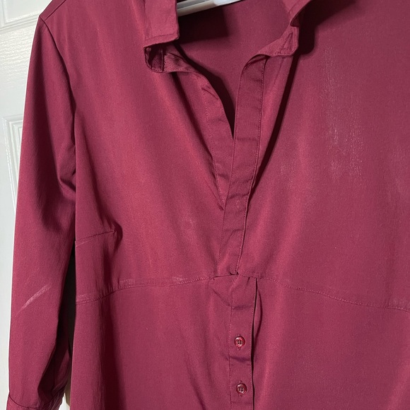 Reitman’s burgundy woman’s blouse - Picture 8 of 9